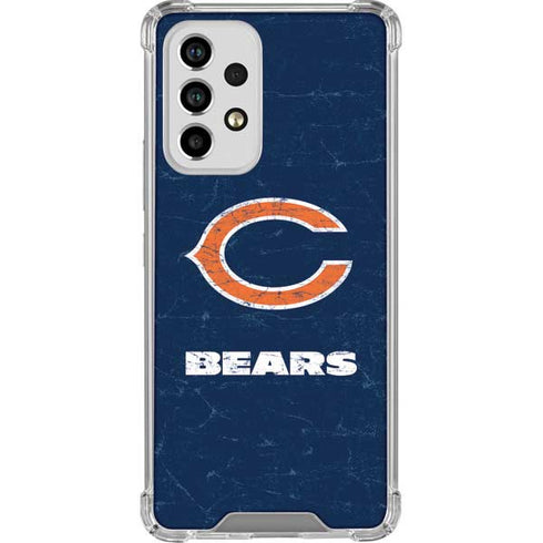 NFL Chicago Bears Distressed Galaxy A53 5G Clear Case