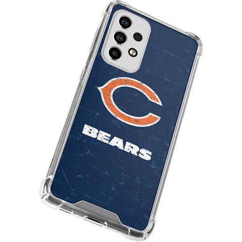 NFL Chicago Bears Distressed Galaxy A53 5G Clear Case