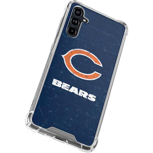 NFL Chicago Bears Distressed Galaxy A54 5G Clear Case