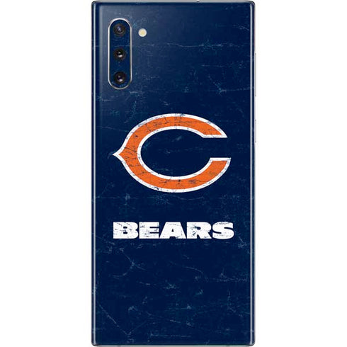 NFL Chicago Bears Distressed Galaxy Note 10 Skin
