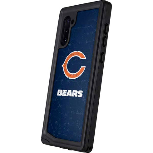 NFL Chicago Bears Distressed Galaxy Note 10 Waterproof Case