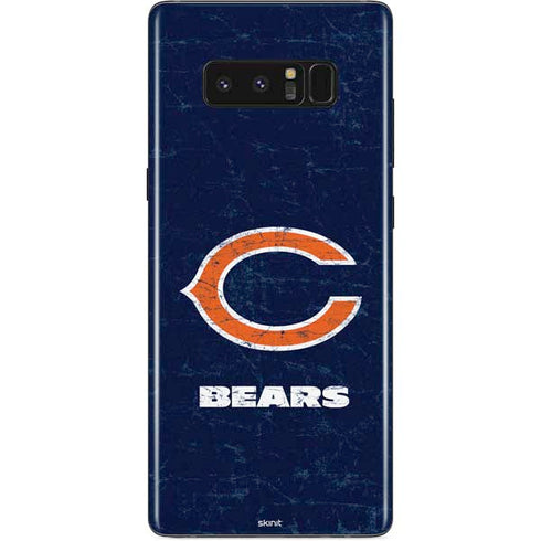 NFL Chicago Bears Distressed Galaxy Note 8 Skin