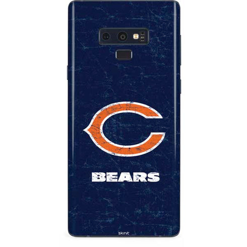 NFL Chicago Bears Distressed Galaxy Note 9 Skin