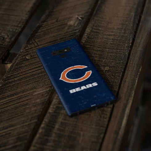 NFL Chicago Bears Distressed Galaxy Note 9 Skin