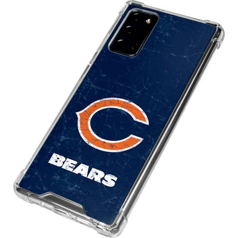 NFL Chicago Bears Distressed Galaxy Note20 5G Clear Case