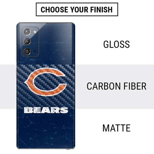 NFL Chicago Bears Distressed Galaxy Note20 5G Skin