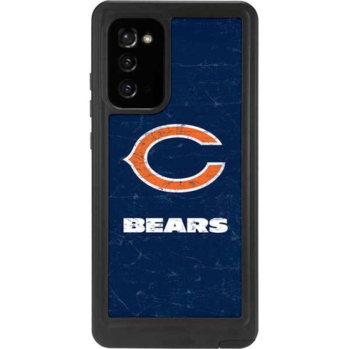 NFL Chicago Bears Distressed Galaxy Note20 5G Waterproof Case