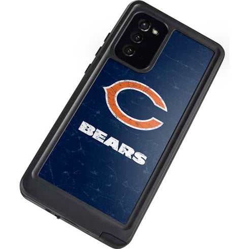 NFL Chicago Bears Distressed Galaxy Note20 5G Waterproof Case
