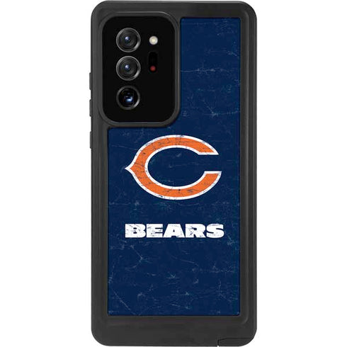 NFL Chicago Bears Distressed Galaxy Note20 Ultra 5G Waterproof Case
