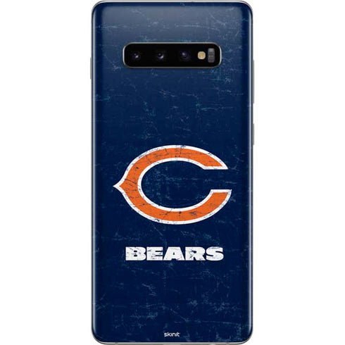 NFL Chicago Bears Distressed Galaxy S10 Plus Skin