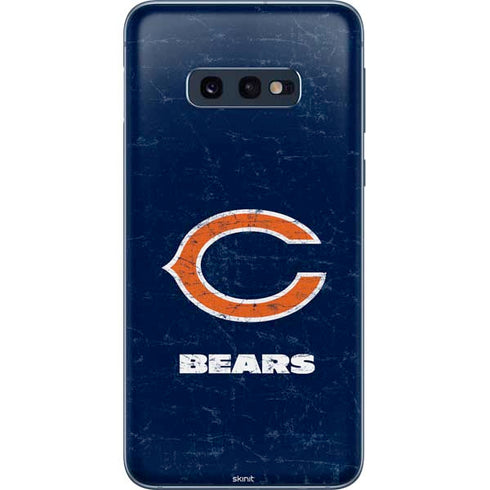NFL Chicago Bears Distressed Galaxy S10e Skin