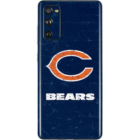 NFL Chicago Bears Distressed Galaxy S20 Fan Edition Skin