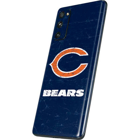 NFL Chicago Bears Distressed Galaxy S20 Fan Edition Skin