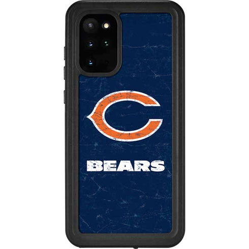 NFL Chicago Bears Distressed Galaxy S20 Plus Waterproof Case