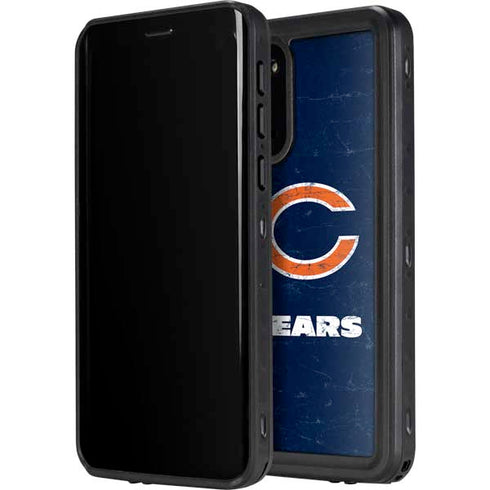 NFL Chicago Bears Distressed Galaxy S20 Plus Waterproof Case