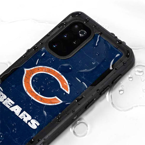 NFL Chicago Bears Distressed Galaxy S20 Plus Waterproof Case