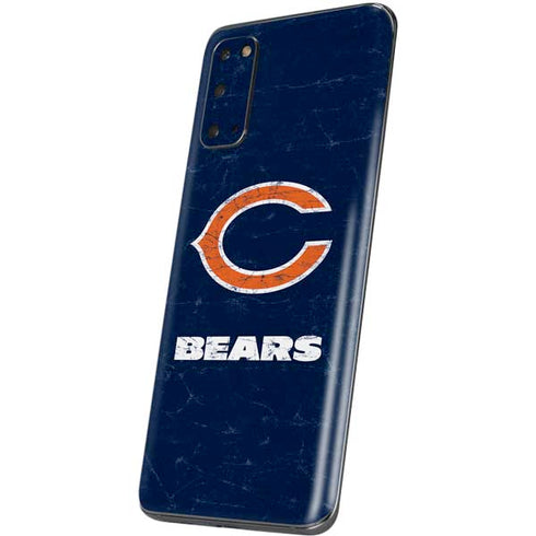 NFL Chicago Bears Distressed Galaxy S20 Skin