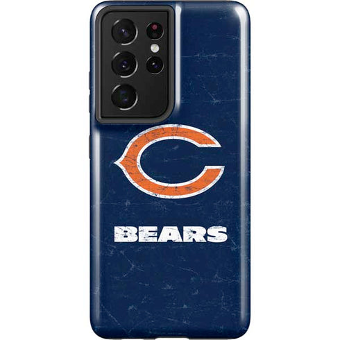 NFL Chicago Bears Distressed Galaxy S21 Ultra 5G Pro Case