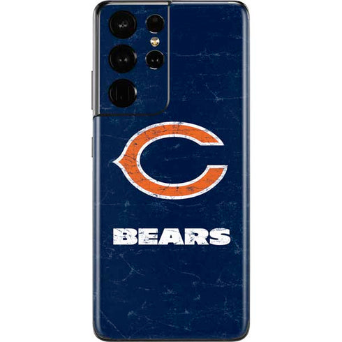 NFL Chicago Bears Distressed Galaxy S21 Ultra 5G Skin