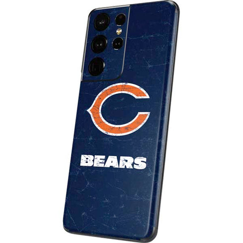 NFL Chicago Bears Distressed Galaxy S21 Ultra 5G Skin