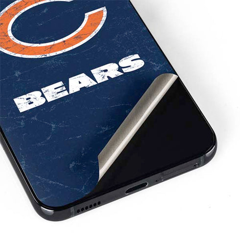 NFL Chicago Bears Distressed Galaxy S22 Skin