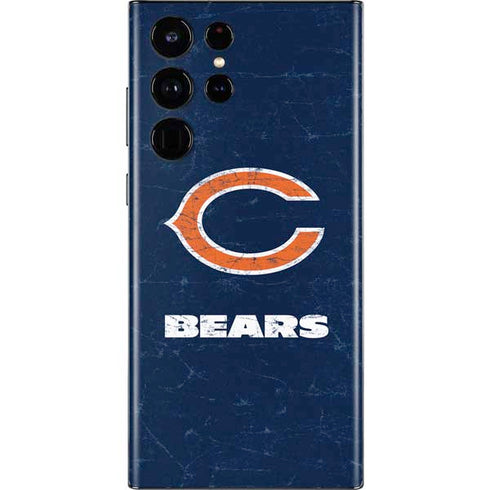 NFL Chicago Bears Distressed Galaxy S22 Ultra Skin