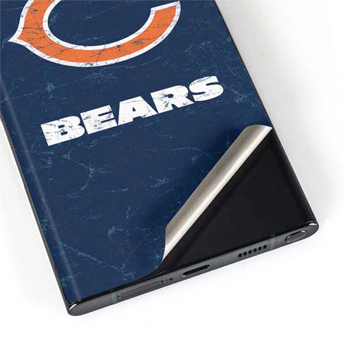 NFL Chicago Bears Distressed Galaxy S22 Ultra Skin