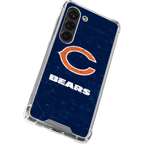NFL Chicago Bears Distressed Galaxy S23 Clear Case