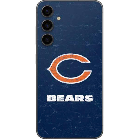 NFL Chicago Bears Distressed Galaxy S23 FE Skin