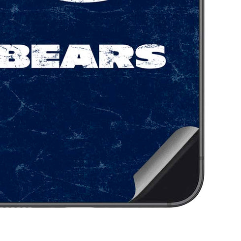 NFL Chicago Bears Distressed Galaxy S23 FE Skin