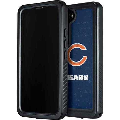 NFL Chicago Bears Distressed Galaxy S23 Plus Waterproof Case