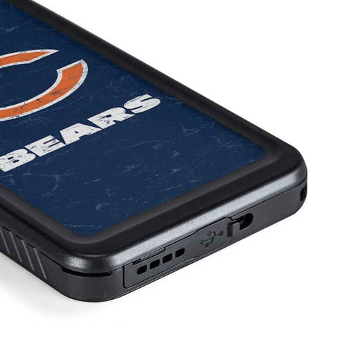 NFL Chicago Bears Distressed Galaxy S23 Plus Waterproof Case
