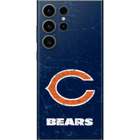NFL Chicago Bears Distressed Galaxy S23 Ultra Skin