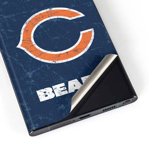 NFL Chicago Bears Distressed Galaxy S23 Ultra Skin