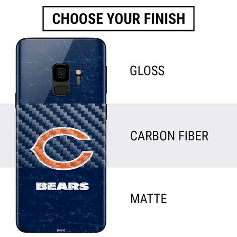 NFL Chicago Bears Distressed Galaxy S9 Skin