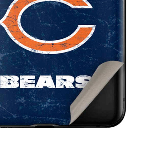 NFL Chicago Bears Distressed Galaxy Z Flip Skin