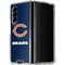 NFL Chicago Bears Distressed Galaxy Z Fold4 5G Clear Case