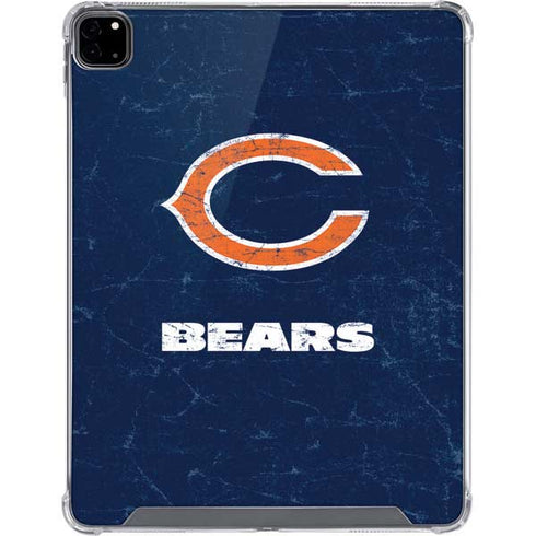 NFL Chicago Bears Distressed iPad Pro 12.9in (2020) Clear Case