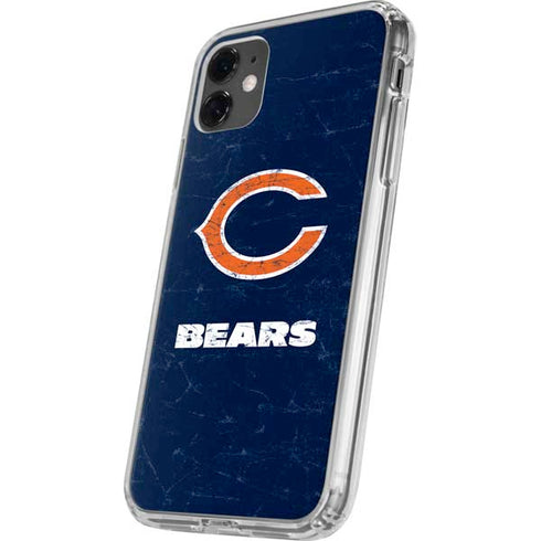 NFL Chicago Bears Distressed iPhone 11 Clear Case
