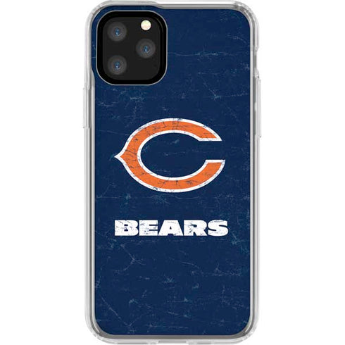 NFL Chicago Bears Distressed iPhone 11 Pro Clear Case