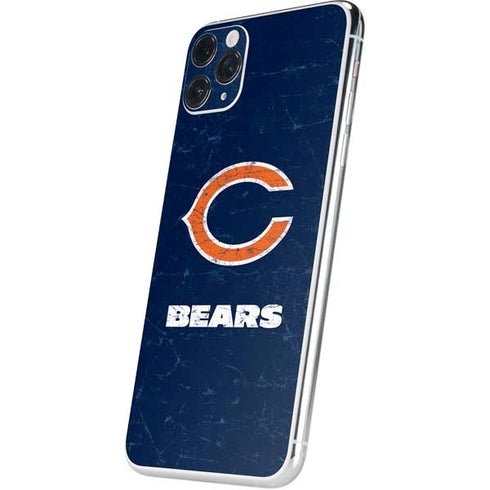 NFL Chicago Bears Distressed iPhone 11 Pro Max Skin