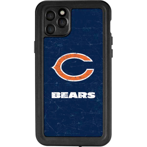 NFL Chicago Bears Distressed iPhone 11 Pro Max Waterproof Case