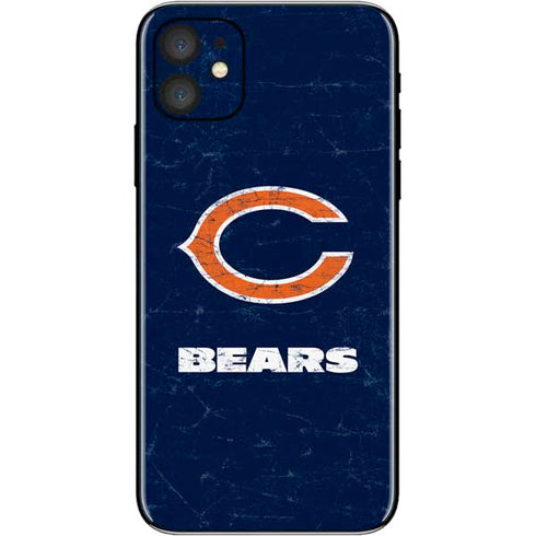 NFL Chicago Bears Distressed iPhone 11 Skin