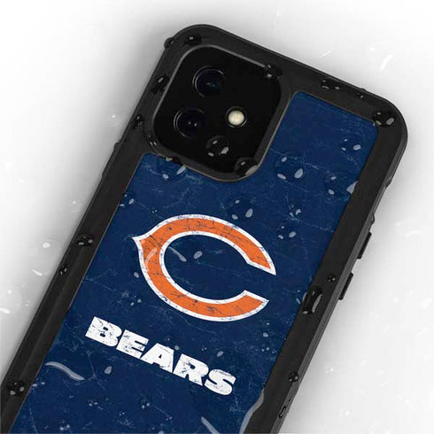 NFL Chicago Bears Distressed iPhone 12 Mini Waterproof Case