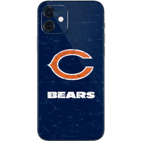 NFL Chicago Bears Distressed iPhone 12 Skin