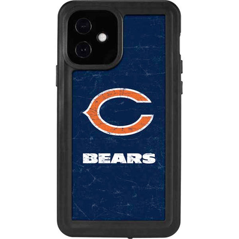 NFL Chicago Bears Distressed iPhone 12 Waterproof Case