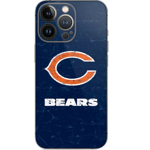 NFL Chicago Bears Distressed iPhone 13 Pro Skin