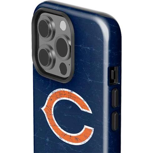 NFL Chicago Bears Distressed iPhone 15 Pro Impact Case