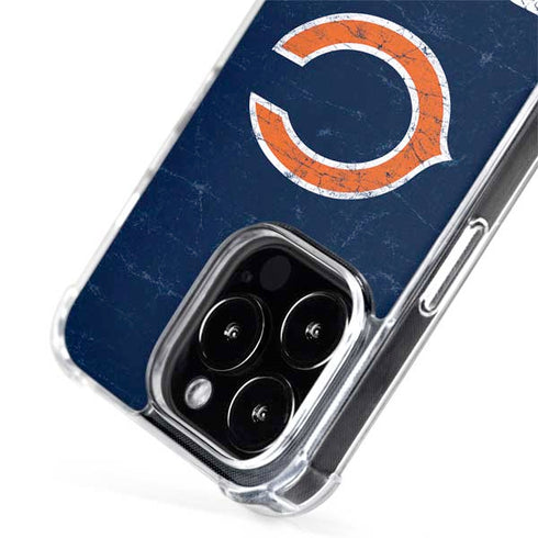 NFL Chicago Bears Distressed iPhone 15 Pro Max MagSafe Case