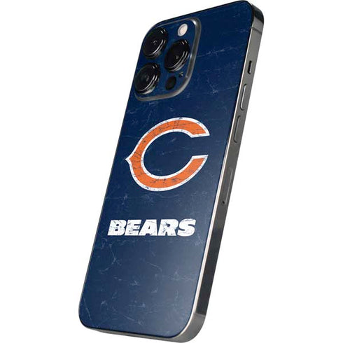 NFL Chicago Bears Distressed iPhone 15 Pro Skin